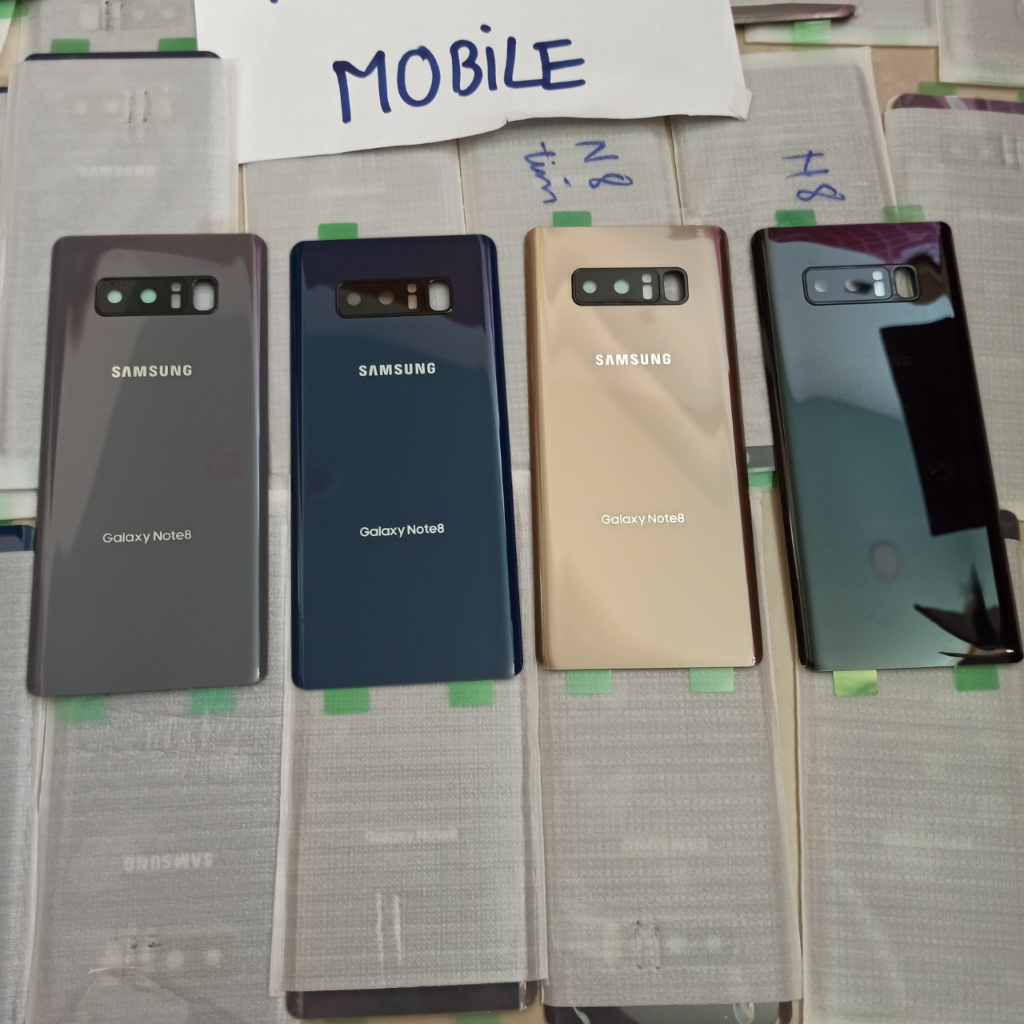 Nắp Lưng Samsung Note 8 có kèm cụm kính camera và keo dán viền - K.D MOBILE