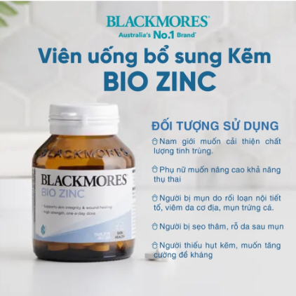 Viên Uống Bổ Sung Kẽm Blackmores ZinC 84 Viên