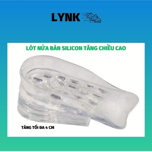 Miếng độn giày, lót giày nửa bàn tăng chiều cao nửa bàn từ 3 đến 9 cm