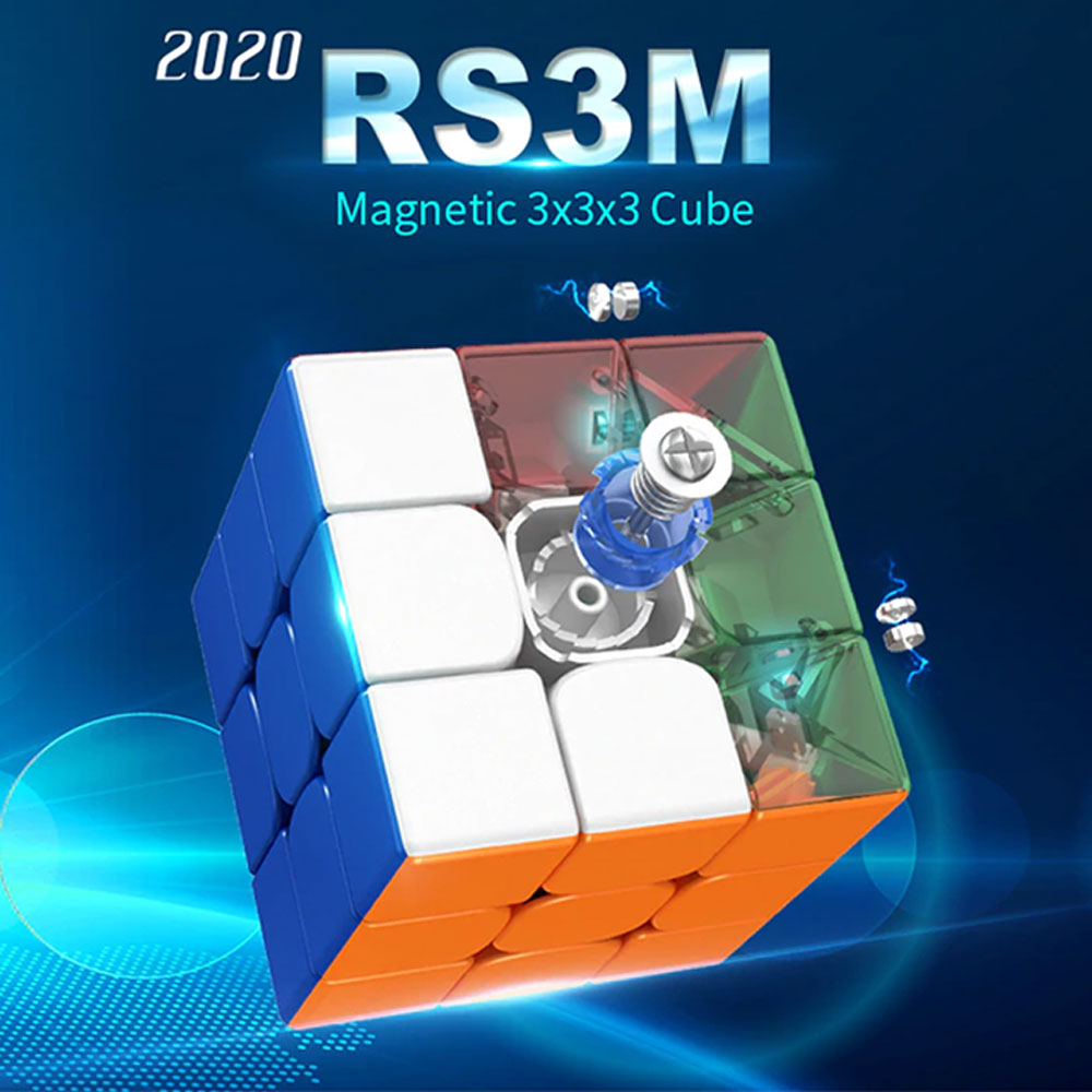 Rubik 3x3 MoYu RS3M 2020 TẶNG TÚI NHUNG Có Nam Châm Sẵn | The Gioi Rubik
