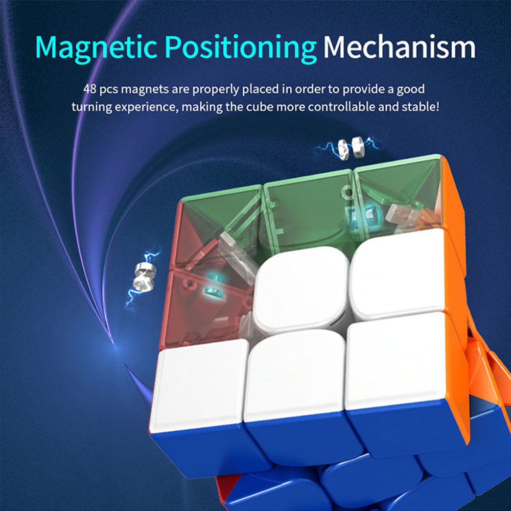 Rubik 3x3 MoYu RS3M 2020 TẶNG TÚI NHUNG Có Nam Châm Sẵn | The Gioi Rubik