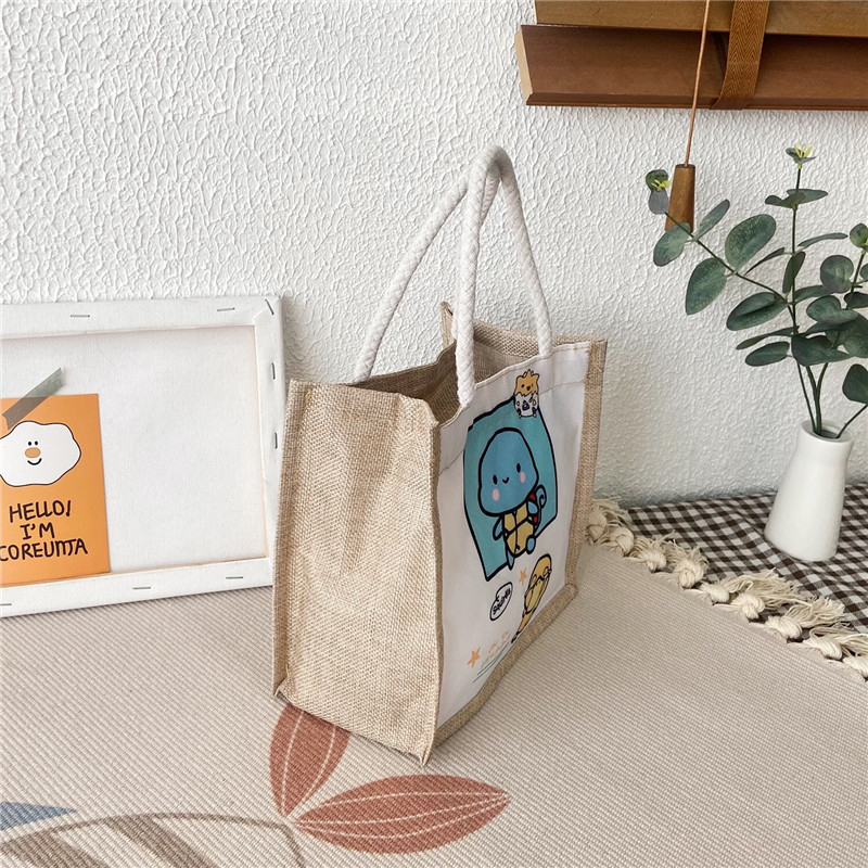 Túi tote cói mini đi biển nữ đẹp đi chơi thời trang dễ thương cute cá tính phong cách Vintage TVA11 Zavana