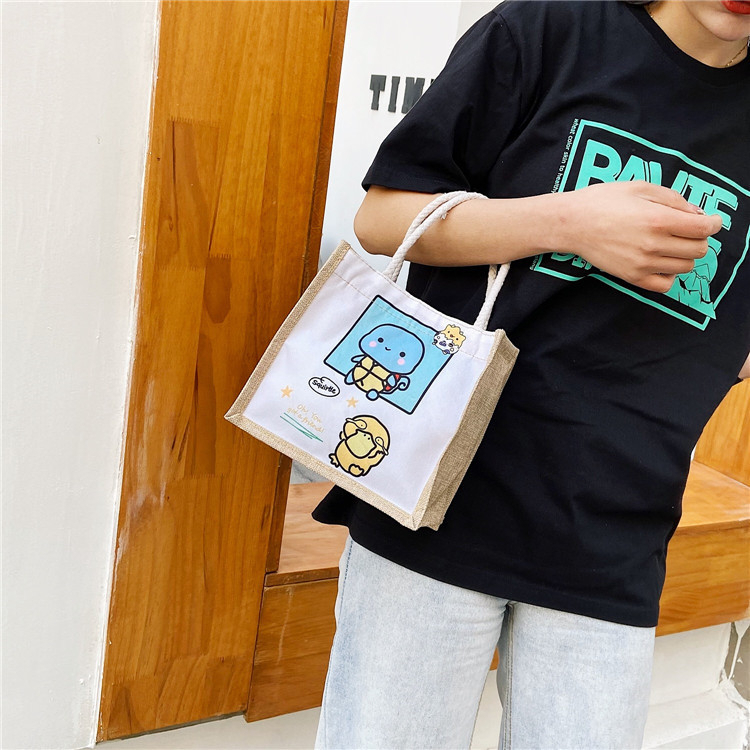 Túi tote cói mini đi biển nữ đẹp đi chơi thời trang dễ thương cute cá tính phong cách Vintage TVA11 Zavana