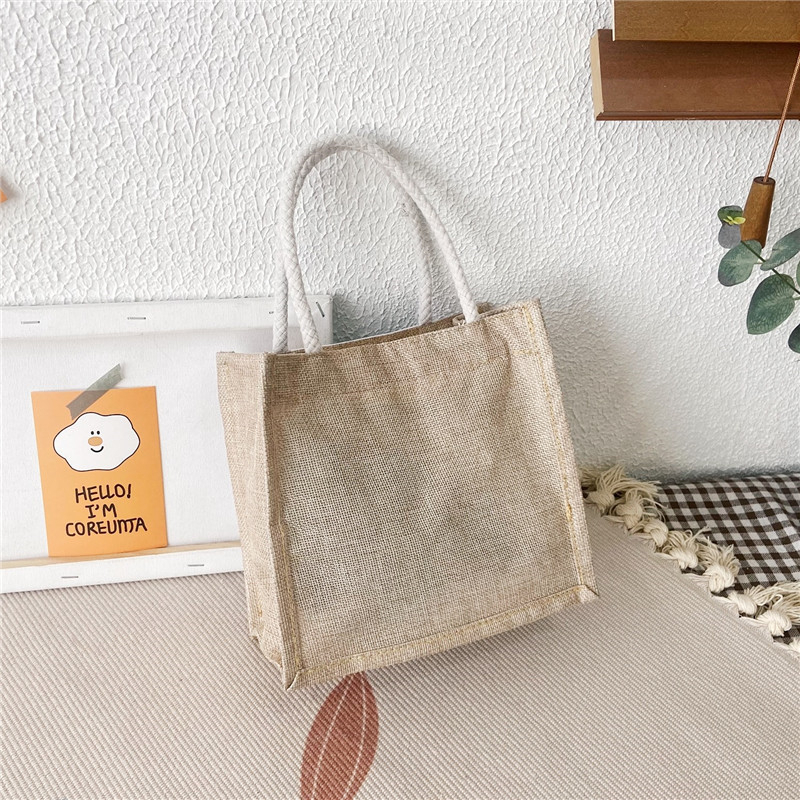 Túi tote cói mini đi biển nữ đẹp đi chơi thời trang dễ thương cute cá tính phong cách Vintage TVA11 Zavana