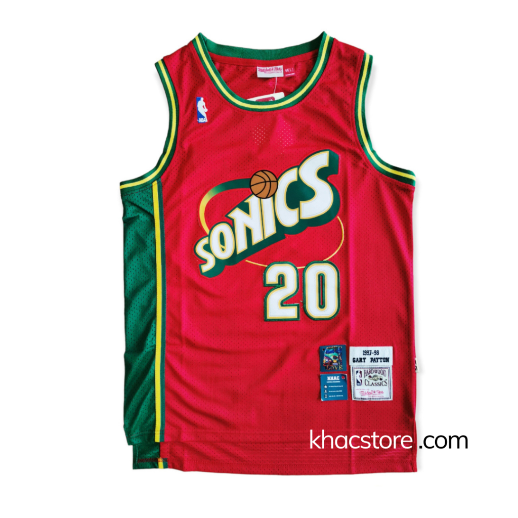 Áo bóng rổ Nba Áo BR Sonics ordan jersey Áo ba lỗ nam nữ unisex over size big hiphop kpop gym