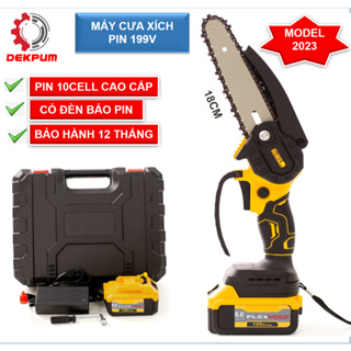 Máy Cưa Xích Pin Máy Cưa Xích Cầm Tay Mini Cắt Cây Cắt Cành Tỉa Cây Cảnh