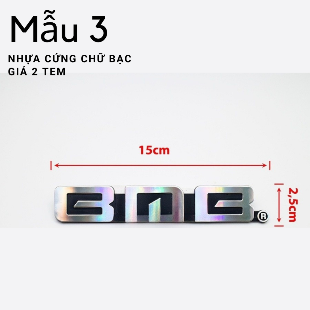 Tem Loa BMB - Logo Loa - Tem Dán Loa BMB Nhiều Mẫu - Bộ 2 Tem