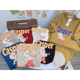 Áo phông CASPER chất cotton khô 3158 loại 1 dày dặn form rộng nam nữ