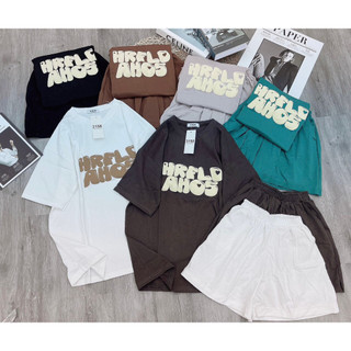 Áo phông HRELD  chất cotton khô 3158 form rộng nam nữ