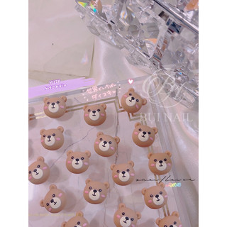 CHARM GẤU NÂU M278 SET 20 VIÊN 29k