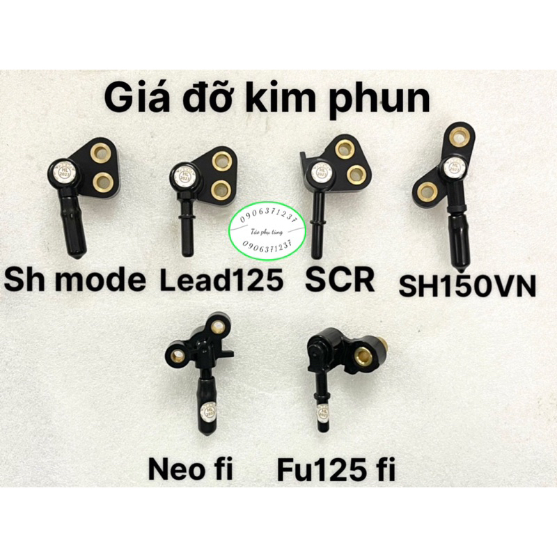 Giá đỡ kim phun các dòng xe: Sh Mode/ Lead 125/ Scr/ SHVN 150/ Fu Neo Fi/ Winner/ Fu 125/ Vespa/ Pcx 125/ Vision/ Pcx150
