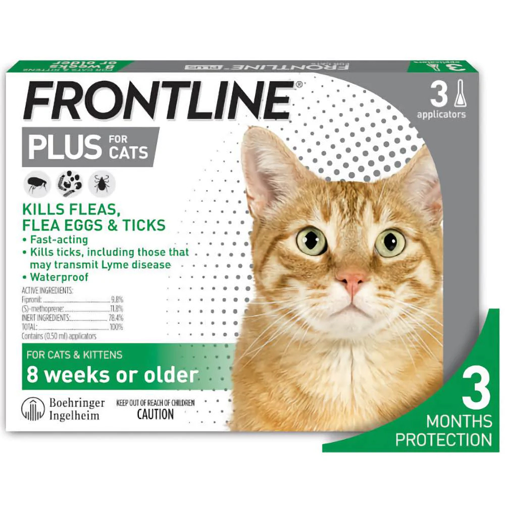 Frontline Plus Nhỏ Gáy Trị Ve Rận Cho Mèo (1 tuýp)