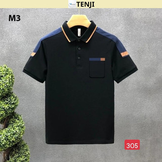 Áo thun nam tay ngắn AT305 phông nam có cổ,thun da cá cao cấp trẻ trung cá tính mẫu mới (44 - 79KG)