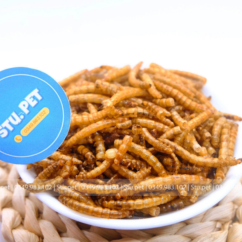 Sâu rang khô cho hamster, sóc, thỏ giàu dinh dưỡng lọ 100ml