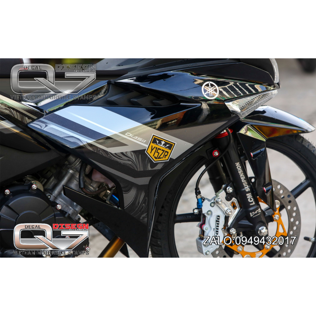 Tem rời EXCITER 150 - zả zin 2022 - áp dụng nhiều màu - tydecal6666