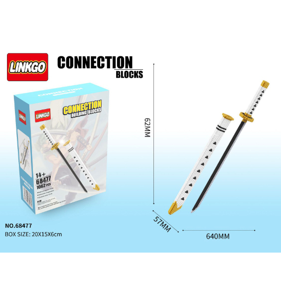 KIẾM LEGO CÓ VỎ DÀI 63CM