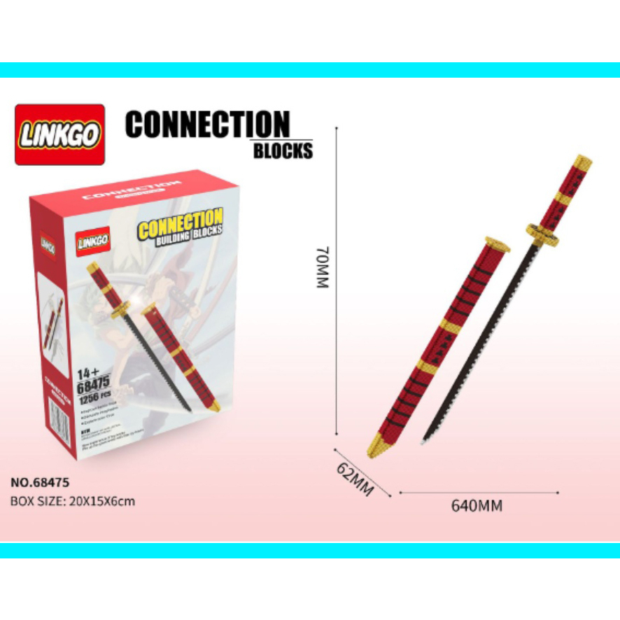 KIẾM LEGO CÓ VỎ DÀI 63CM