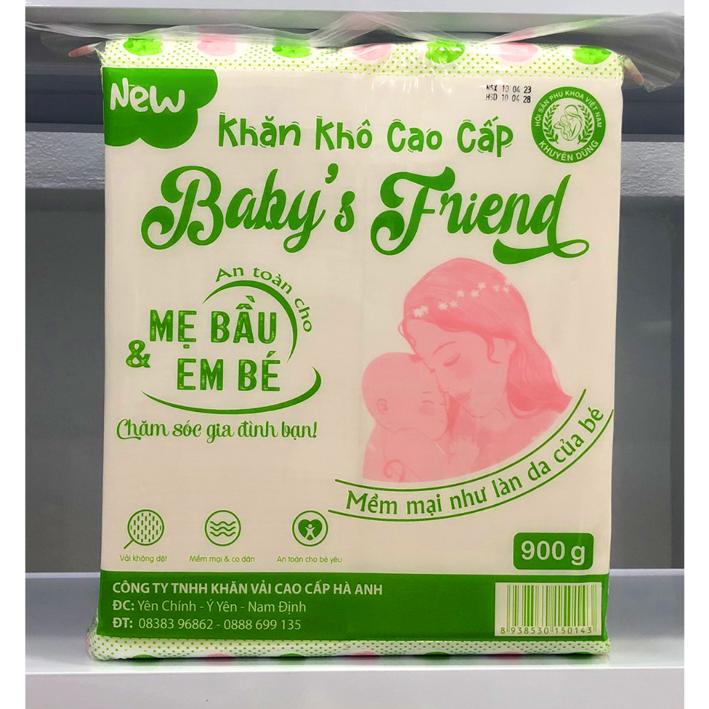 Khăn khô đa năng Baby's Friend siêu mềm, an toàn cho mẹ bầu và em bé