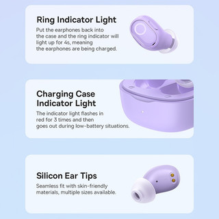 Tai nghe Bluetooth Baseus WM02 Plus