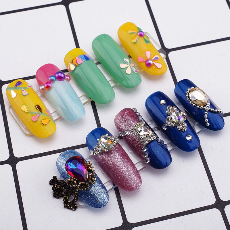 Cuộn băng keo trong 2 mặt dán mẫu móng nail 0763
