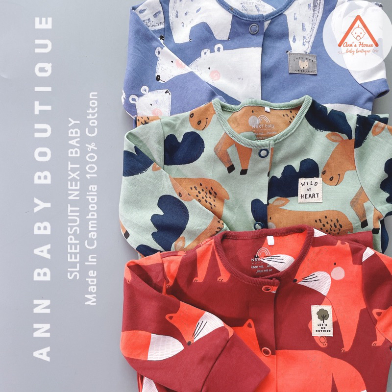 SLEEPSUIT liền thân hãng N.EXT 1-24M