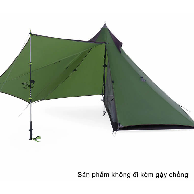 Lều chóp Bushcraft 1 người siêu nhẹ Naturehike NH17T030-L