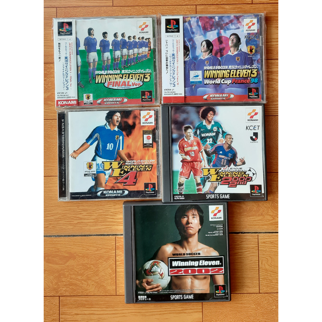 Combo 5 game gốc ps1 đá banh Winning eleven
