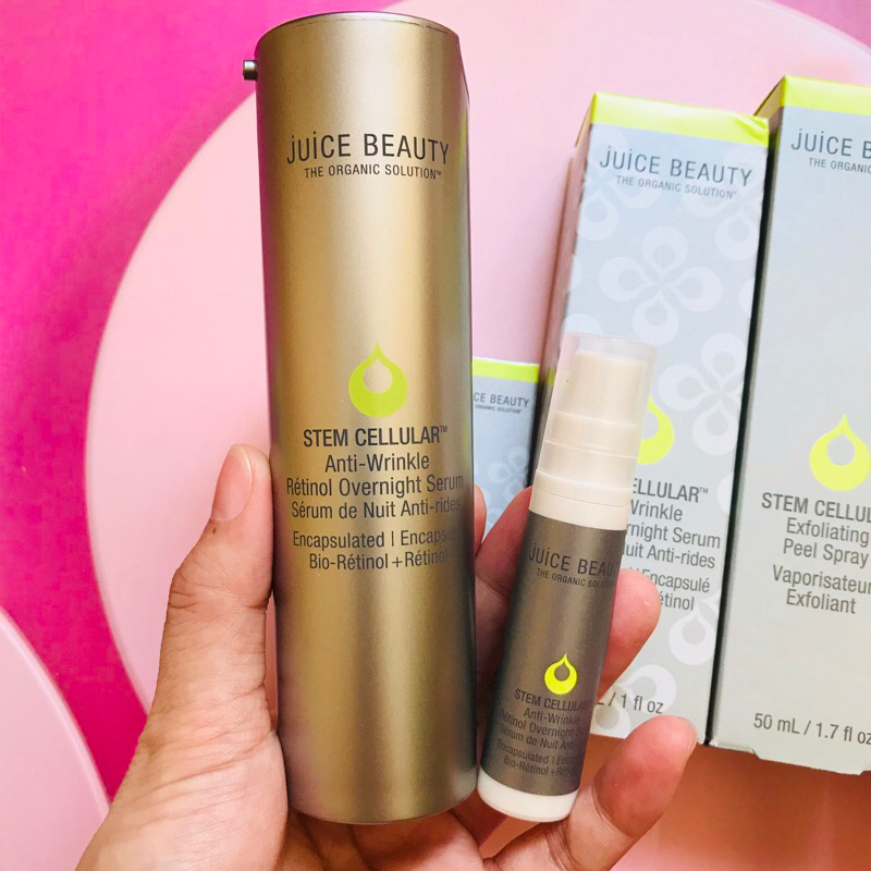 Tinh chất dưỡng chống lão hoá Juice Beauty STEM CELLULAR ANTI-WRINKLE RETINOL OVERNIGHT SERUM