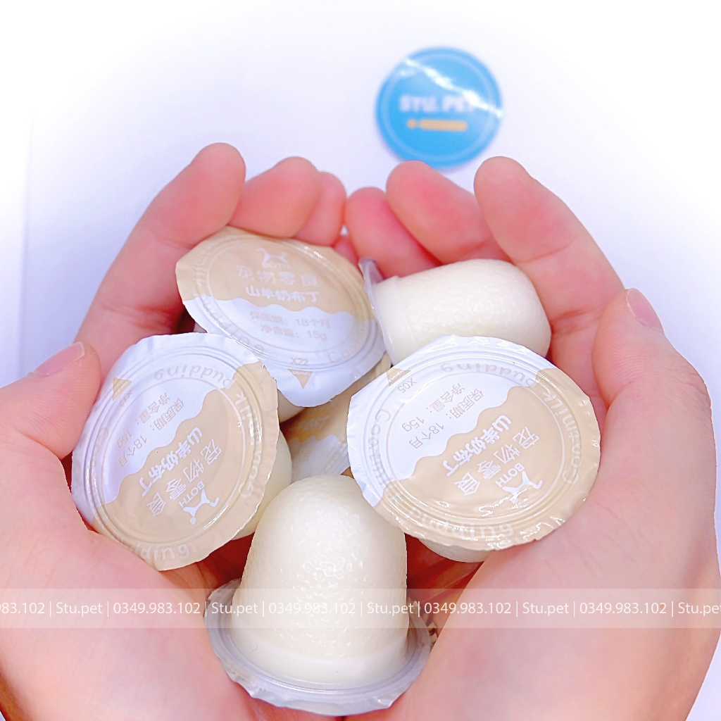 Pudding sữa dê Jonsanty vỗ béo Hamser, mèo
