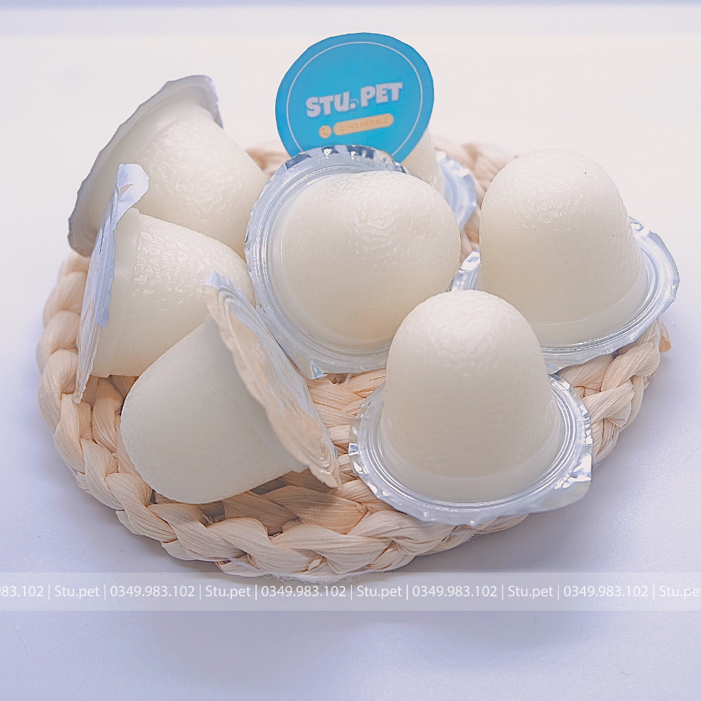 Pudding sữa dê Jonsanty vỗ béo Hamser, mèo