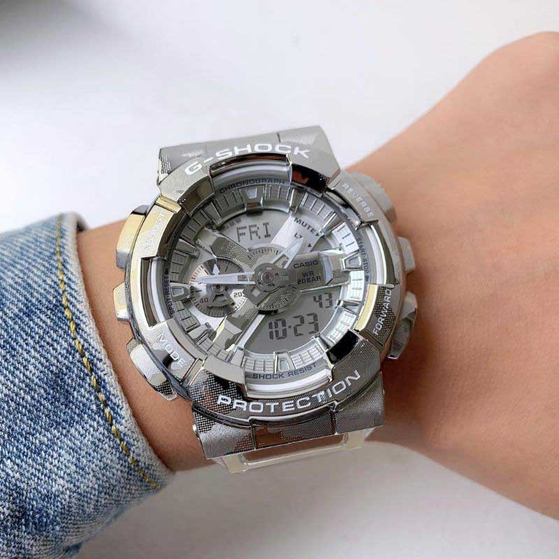 Đồng Hồ G-Shock GM-SCM Full Phụ Kiện - Đồng Hồ Nam Thể Thao Chống Nước Chống Va Đập Chạy Full Kim , Auto light
