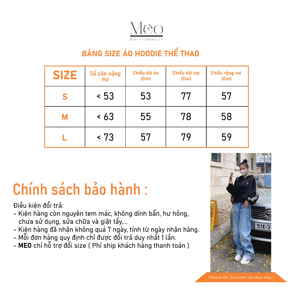 Áo Hoodie thể thao phom lửng cotton da cá | BigBuy360 - bigbuy360.vn