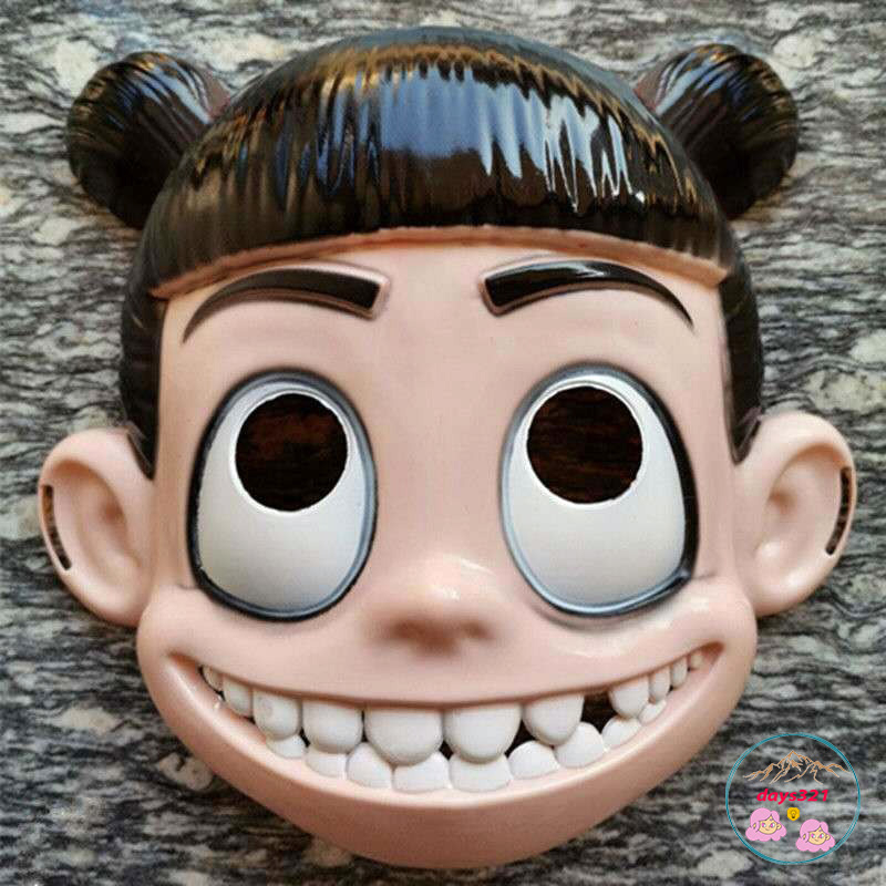 Mặt Nạ Natra thái tử trong TÂY DU KÍ Mặt nạ siêu nhân người nhện người dơi hoá trang halloween hacker