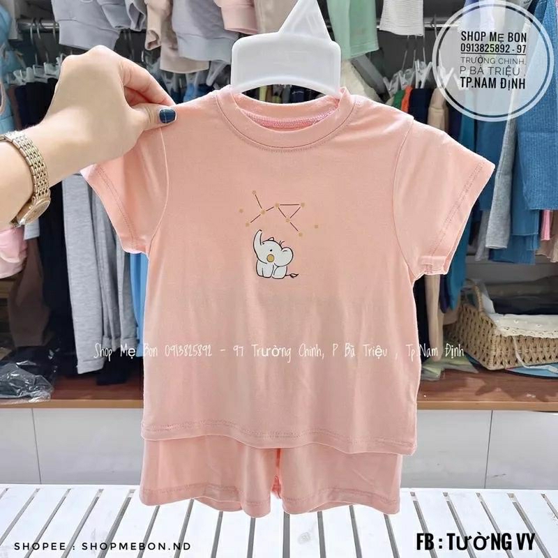 Bộ cộc tay hoạ tiết Chaang cho BÉ TRAI/BÉ GÁI