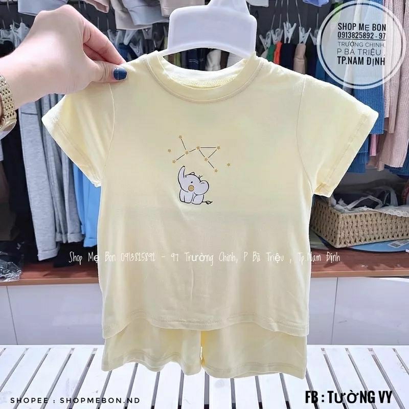 Bộ cộc tay hoạ tiết Chaang cho BÉ TRAI/BÉ GÁI