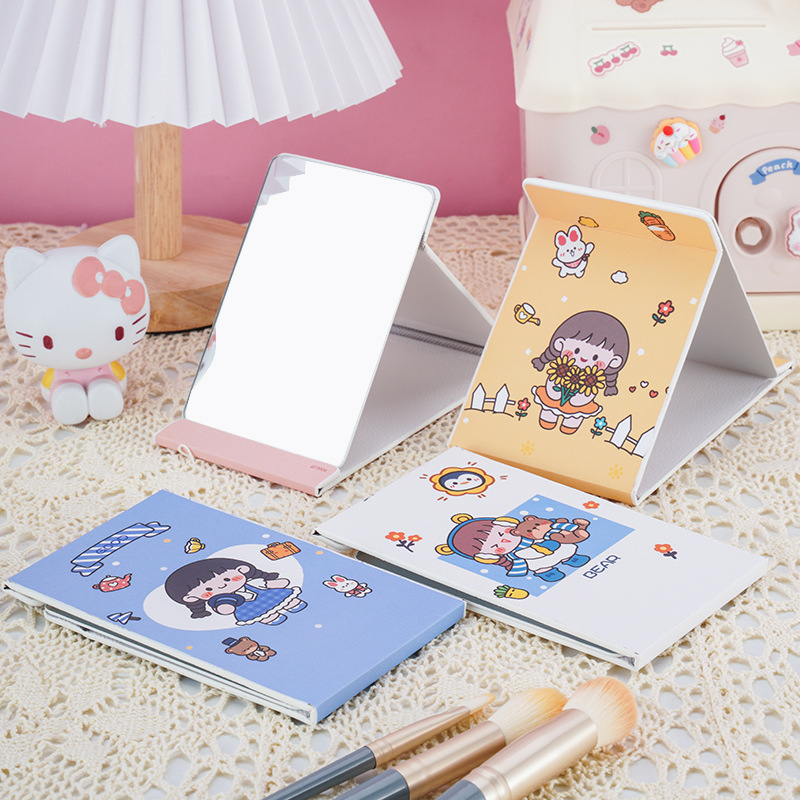 Gương Gấp Tràn Viền Size 14.5cm x 8.5cm RC02340 - Giao Đủ Mẫu