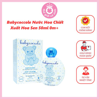 Nước hoa chiết xuất hoa sen babycoccole 0m+ 100ml-thế giới sơ sinh