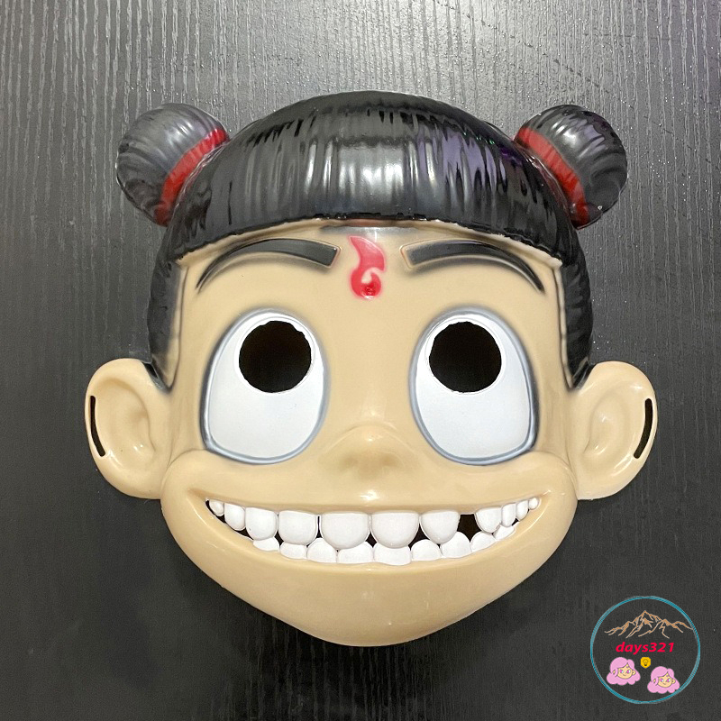 Mặt Nạ Natra thái tử trong TÂY DU KÍ Mặt nạ siêu nhân người nhện người dơi hoá trang halloween hacker