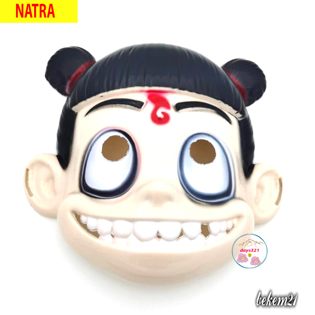 Mặt Nạ Natra thái tử trong TÂY DU KÍ Mặt nạ siêu nhân người nhện người dơi hoá trang halloween hacker