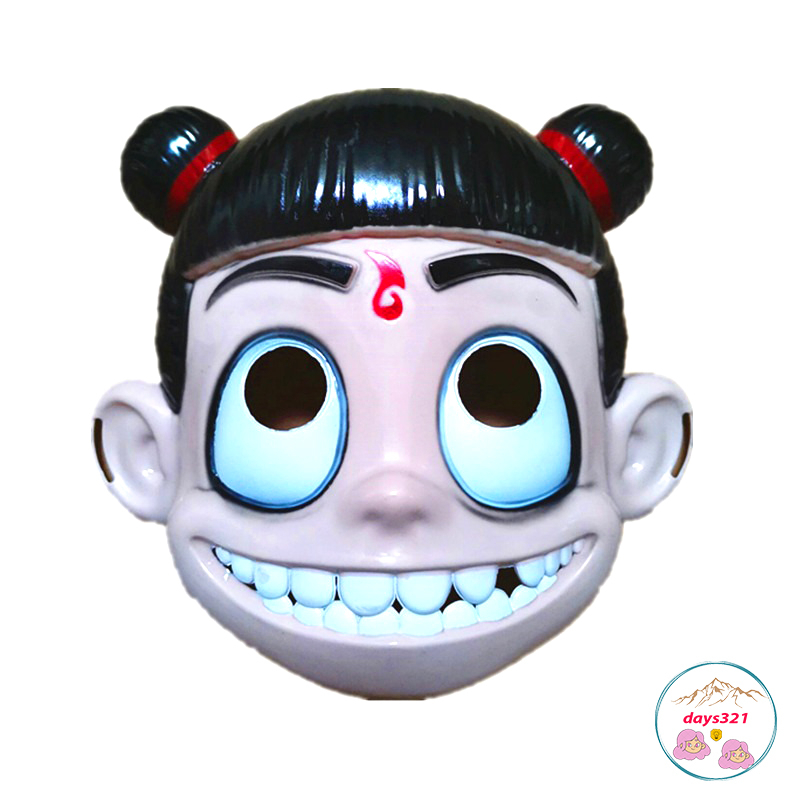 Mặt Nạ Natra thái tử trong TÂY DU KÍ Mặt nạ siêu nhân người nhện người dơi hoá trang halloween hacker