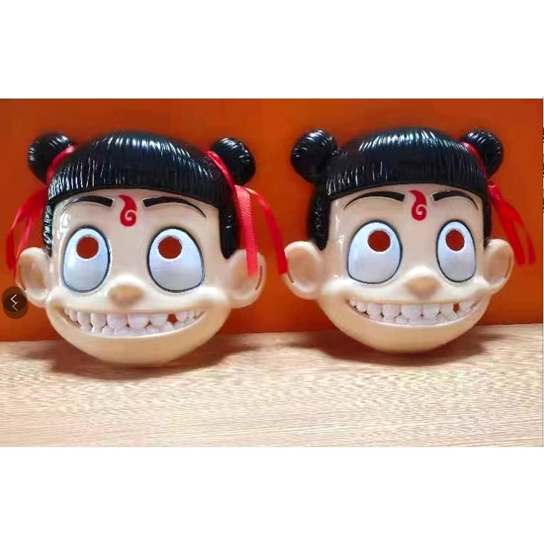 Mặt Nạ Natra thái tử trong TÂY DU KÍ Mặt nạ siêu nhân người nhện người dơi hoá trang halloween hacker