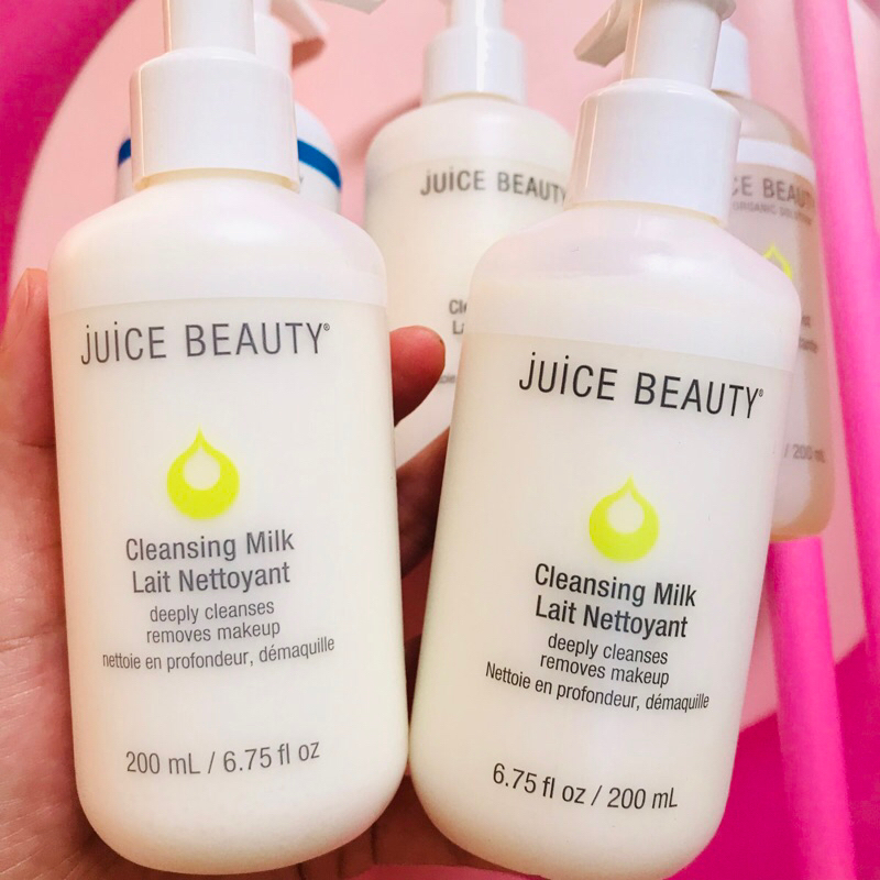 Sữa rửa mặt kiêm tẩy trang hữu cơ Juice Beauty Cleansing Milk