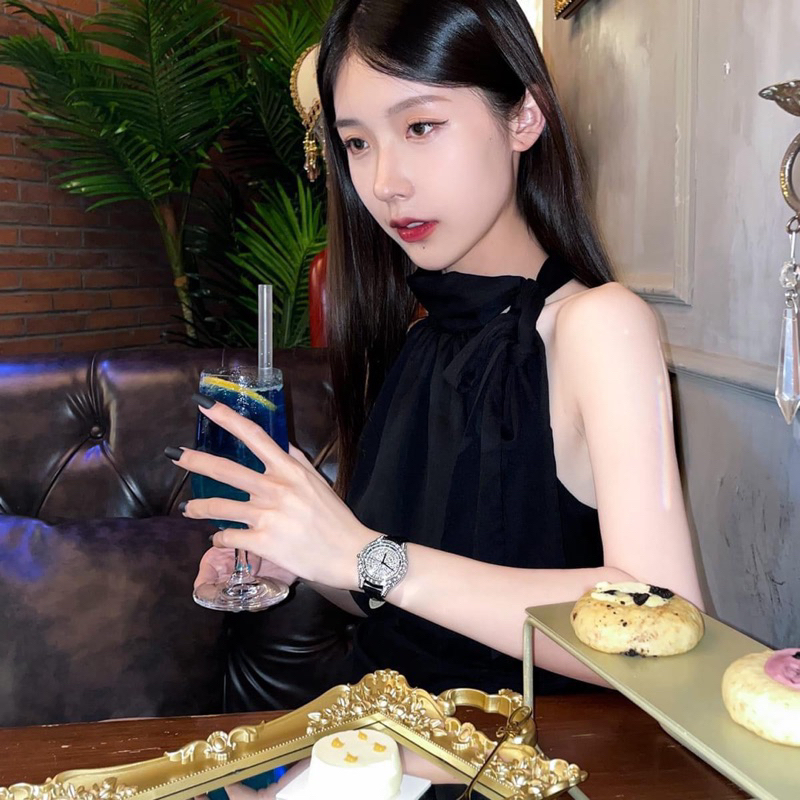 Đồng hồ nữ Scottie đá sáng sang trọng Mai Luxury Watch  SC 9355