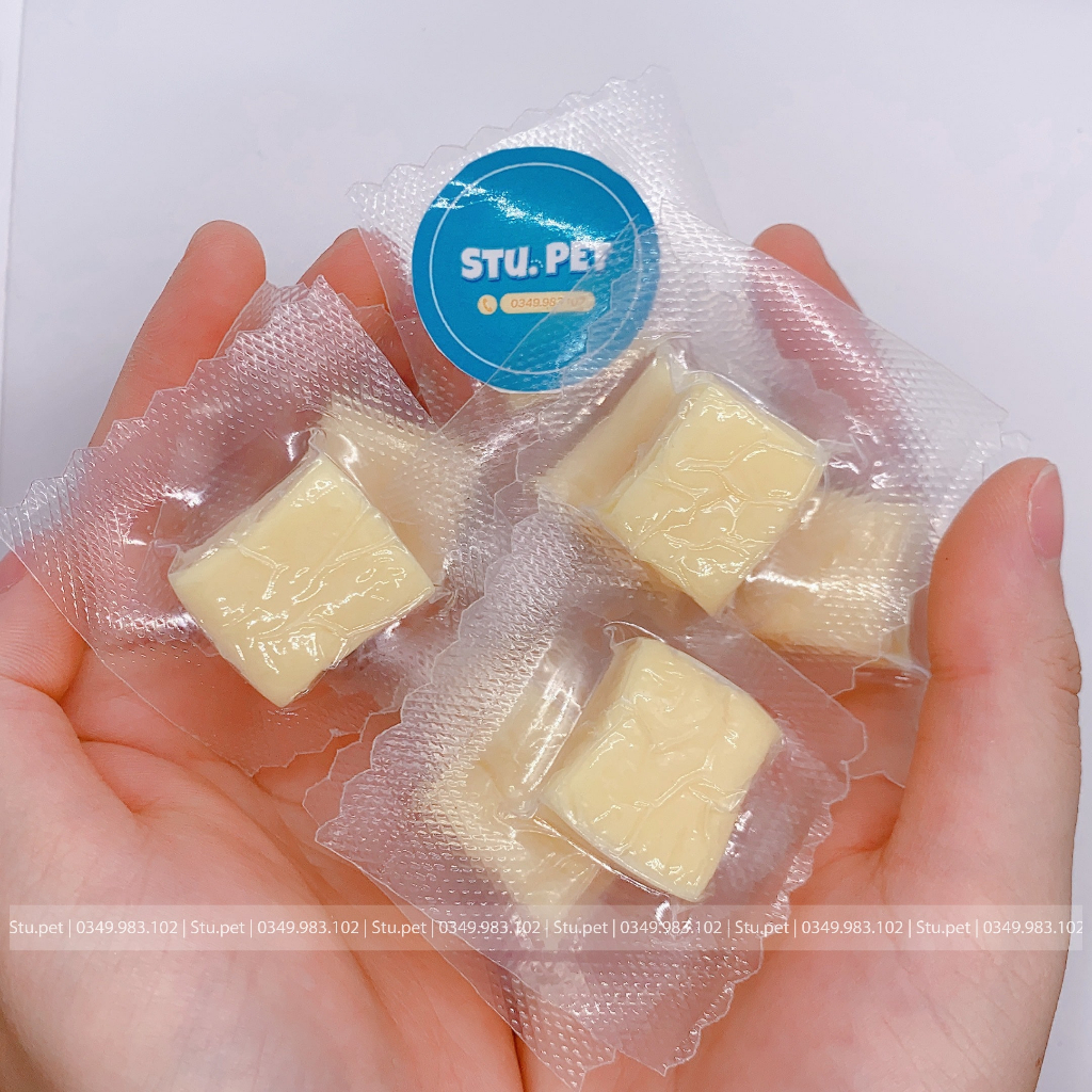 [MỚI KHAI TRƯƠNG] Phô mai mềm, cheese, thơm cho hamster, Guinea Pig (bọ ú, chuột lang), thỏ, sóc