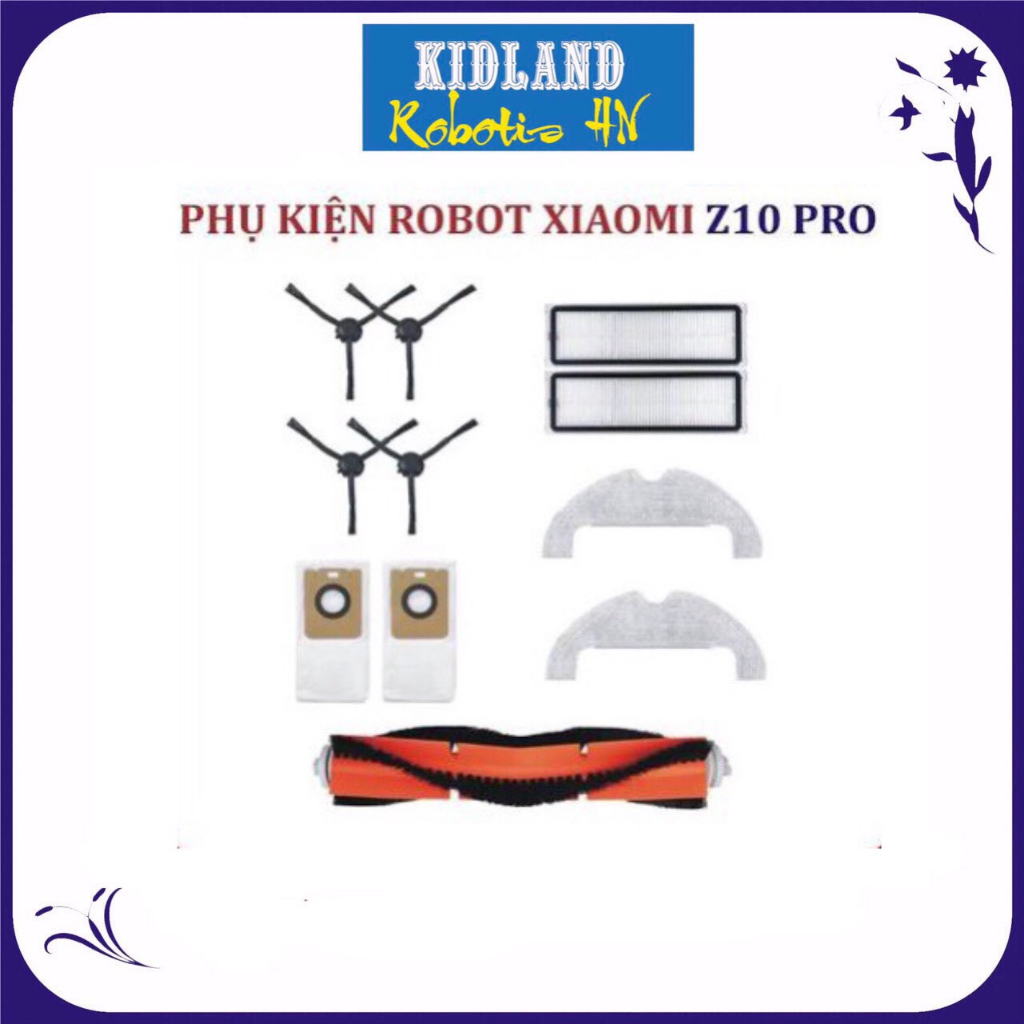 Phụ kiện Robot hút bụi Xiaomi Dreame Z10 Pro - Chổi chính-Lọc hepa-Khăn lau-Chổi cạnh-Túi rác