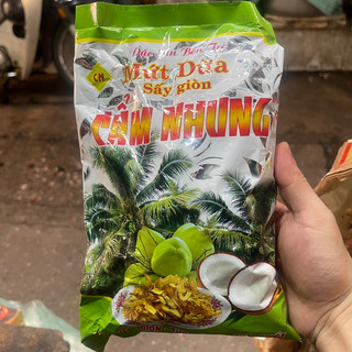 Dừa khô, mứt dừa sấy giòn cẩm nhung- gói 270g