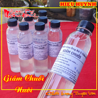 330ml Giấm Chuối Nuôi Nguyên Chất Làm Tại Nhà Truyền Thống