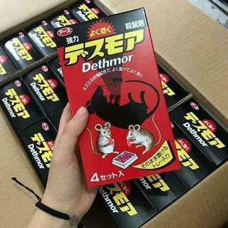 Viên diệt chuột Dethmor Nhật Bản (Hộp 4 vỉ)