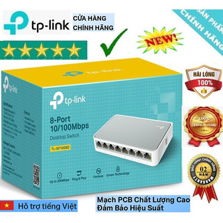 Cổng chia mạng 8 port tplink tl-sf1008d 10/100m rj45 hàng mới chính hãng bh24t
