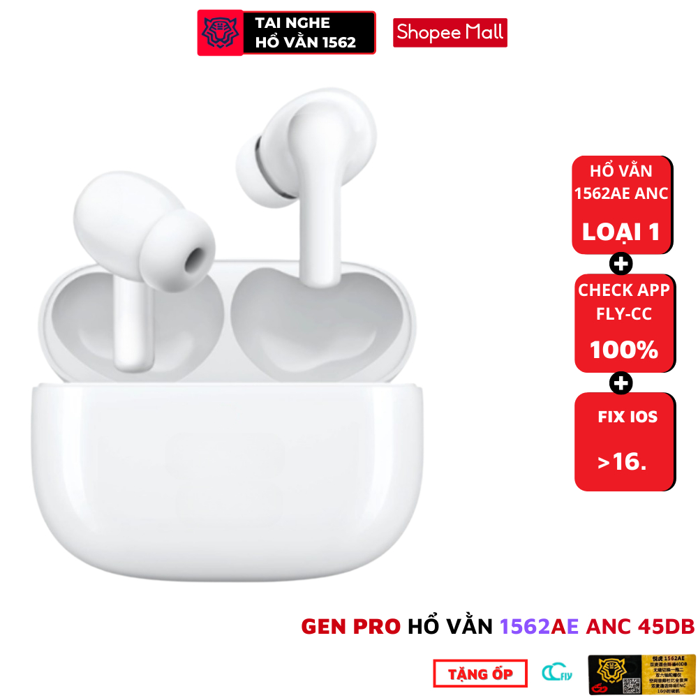 Tai Nghe Bluetooth Earldom Pro 1562AE BEST ANC 45DB - Chống Ồn Chủ Động - Âm Thanh Vòm Thực
